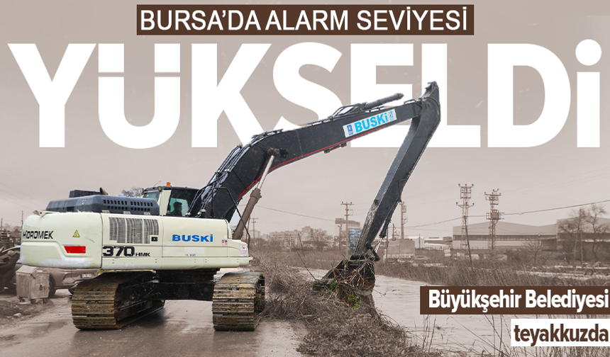 Bursa Büyükşehir, olumsuz hava koşullarına karşı seferber oldu