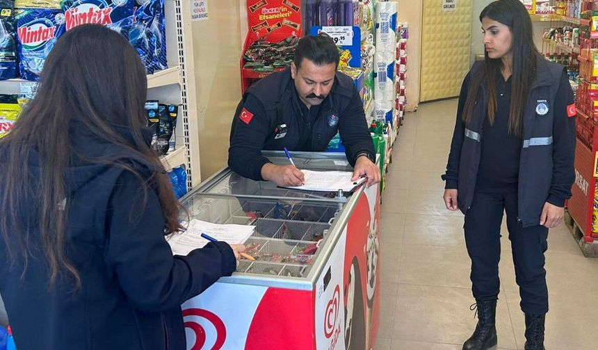 Erzincan'da marketlere sıkı denetim