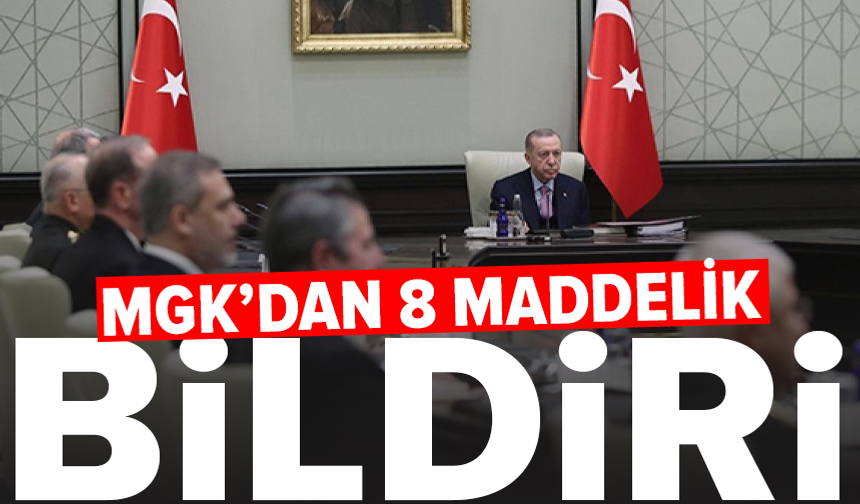 MGK'dan "Terörsüz Türkiye" mesajı