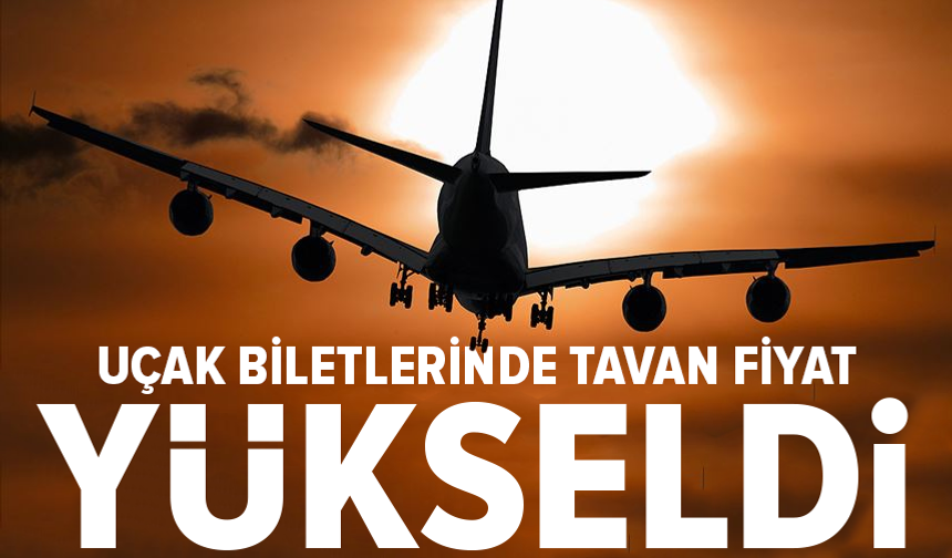 Uçak biletlerinde düzenleme: İç hatlar tavan fiyatı arttı!