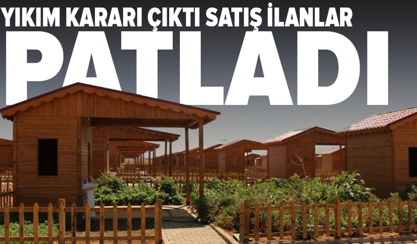 İzinsiz hobi bahçelerine yıkım kararı: Satışlar patladı!
