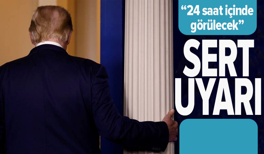 Trump'tan İran'a yeni tehdit: "Anlaşma olmazsa silahlarımızı kullanacağız"