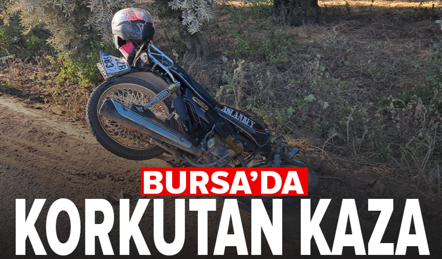 Bursa'da motosiklet kazası: 1 yaralı