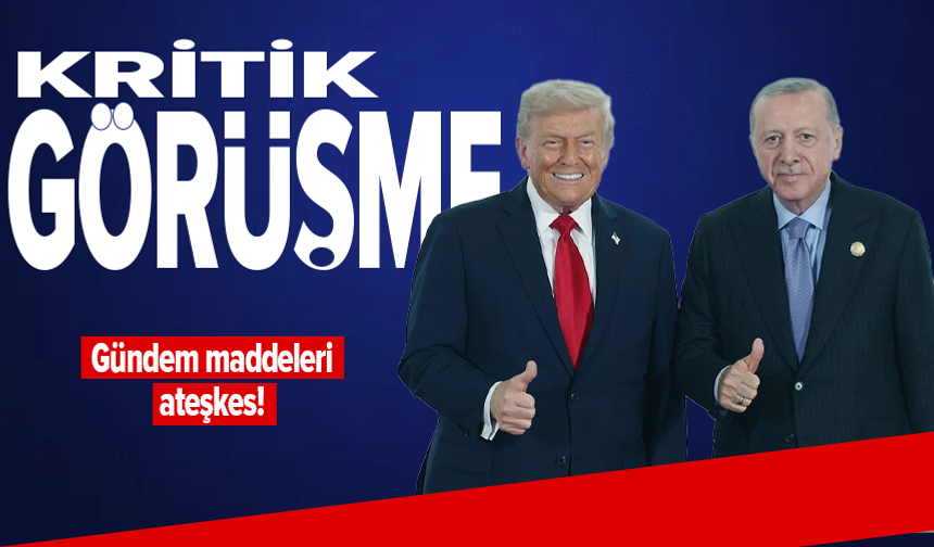 Erdoğan, Trump ile görüştü