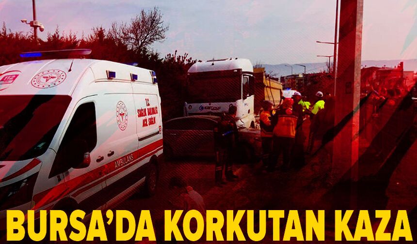 Bursa'da önüne kattığı otomobili sürükledi