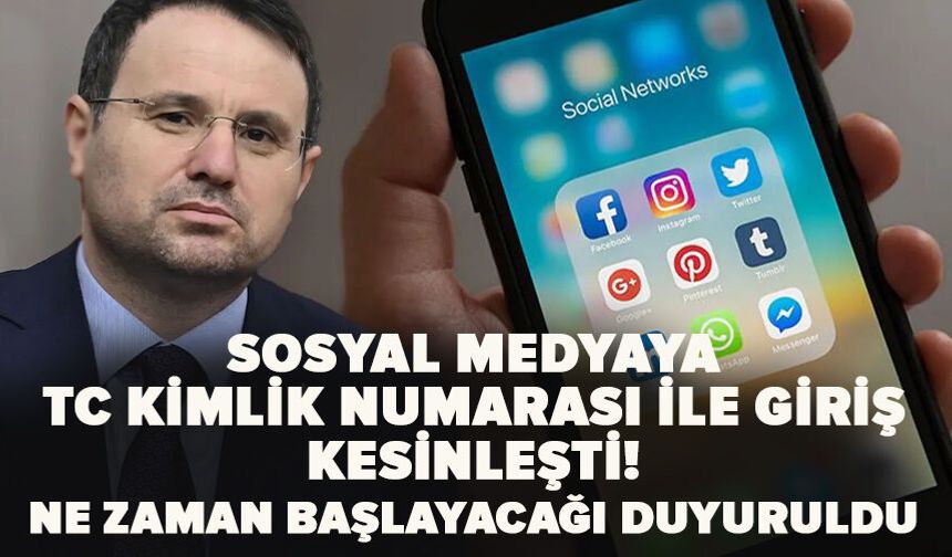 Sosyal medyaya TC kimlik numarası ile giriş kesinleşti! Ne zaman başlayacağı duyuruldu