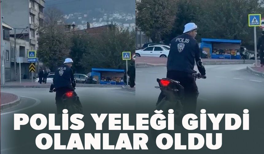 Polis yeleği giyip trafikte tehlikeli hareketler yaptı, cezadan kaçamadı