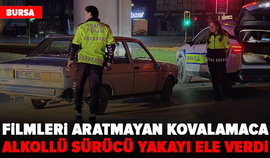 Bursa'da polisten kaçan alkollü sürücüye 400 bin TL ceza