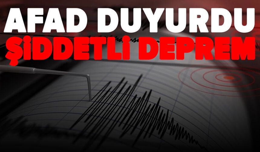 AFAD Bingöl'de 4.4 büyüklüğünde deprem olduğunu duyurdu