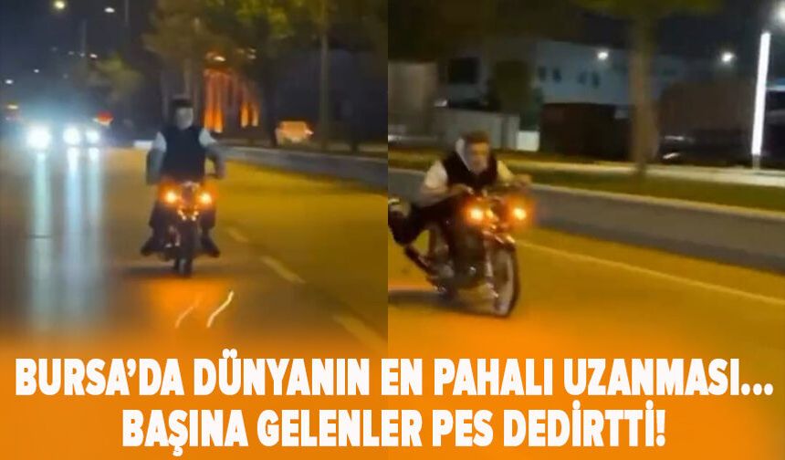 Dünyanın en pahalı uzanması... 200 bin TL ceza yedi, motosikleti bağlandı