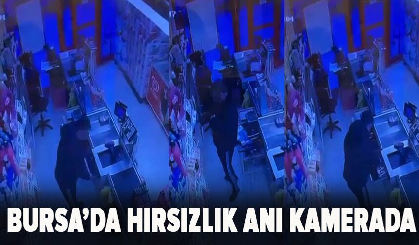 Marketten nakit para ve sigara çalan şüpheli kameralara yansıdı