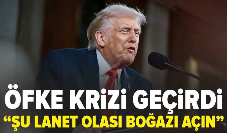 Trump sosyal medyada öfke krizi geçirdi, "Lanet olası boğazı açın"