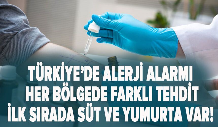 Türkiye’de Alerji Alarmı: Her Bölgede Farklı Tehdit, İlk Sırada Süt ve Yumurta Var!