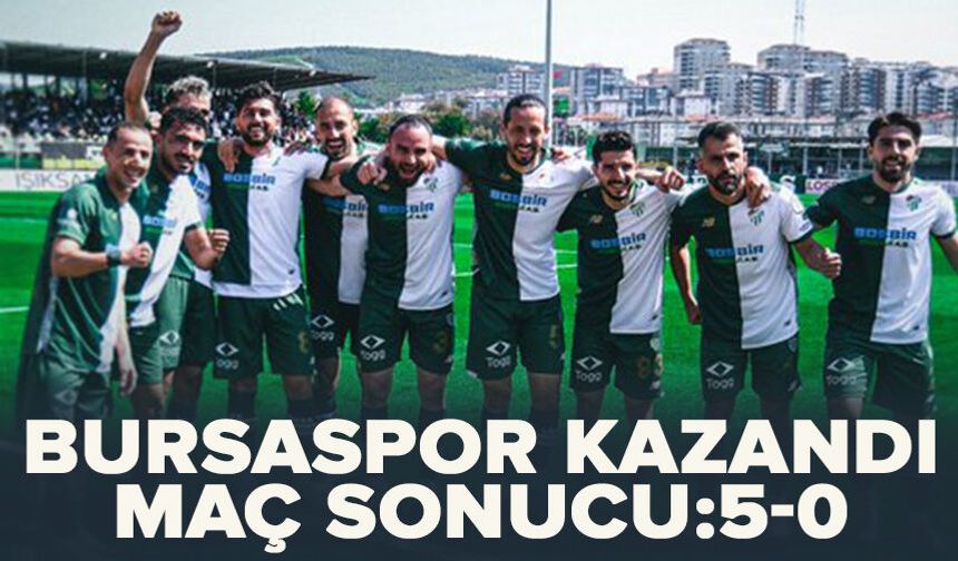 Şampiyon Bursaspor 2. ligdeki son maçına çıkıyor!