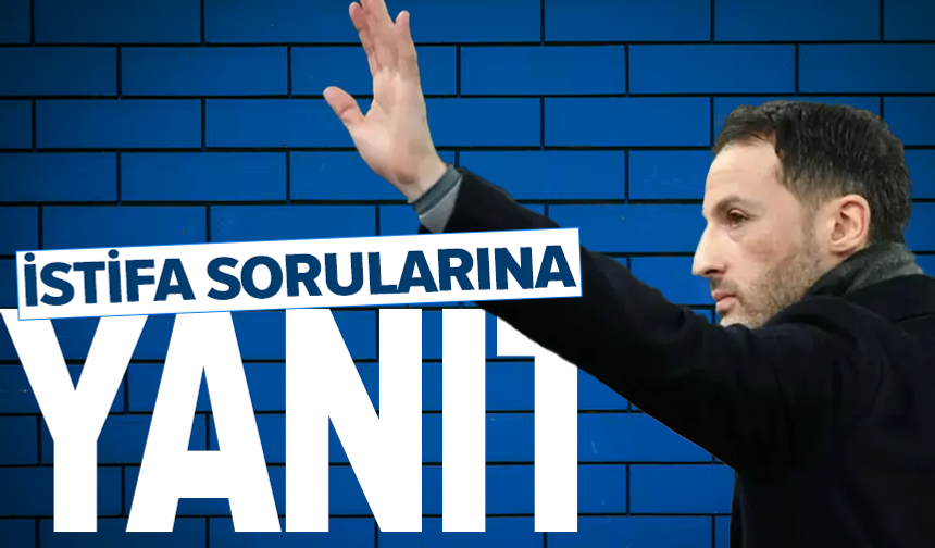 Tedesco'dan istifa sorusuna cevap