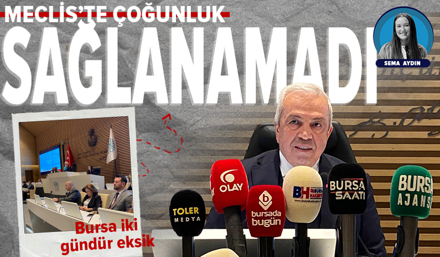 Nilüfer Belediye Meclisi’nde çoğunluk sağlanamadı: Meclis ertelendi