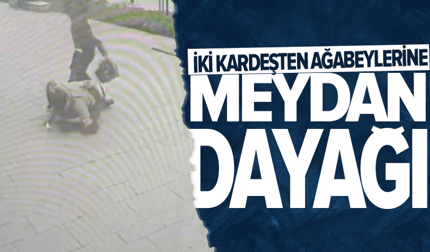 İki kardeş, ağabeyini dövdü