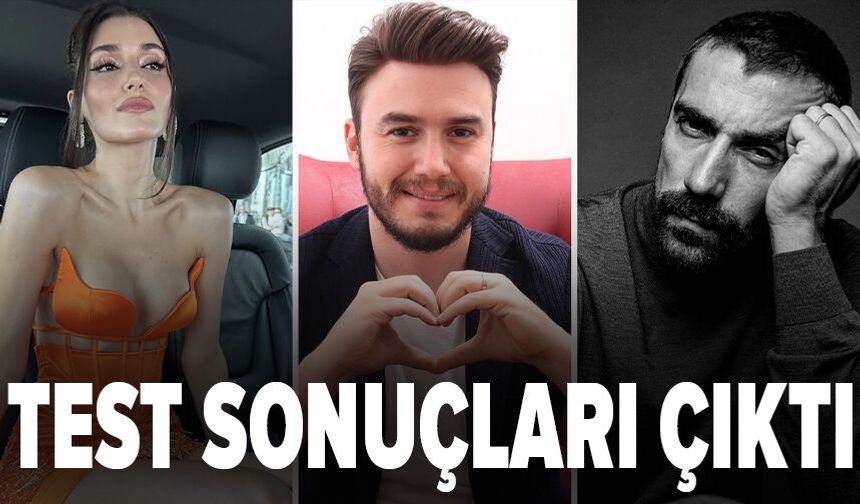 Ünlülerin uyuşturucu test sonuçları belli oldu