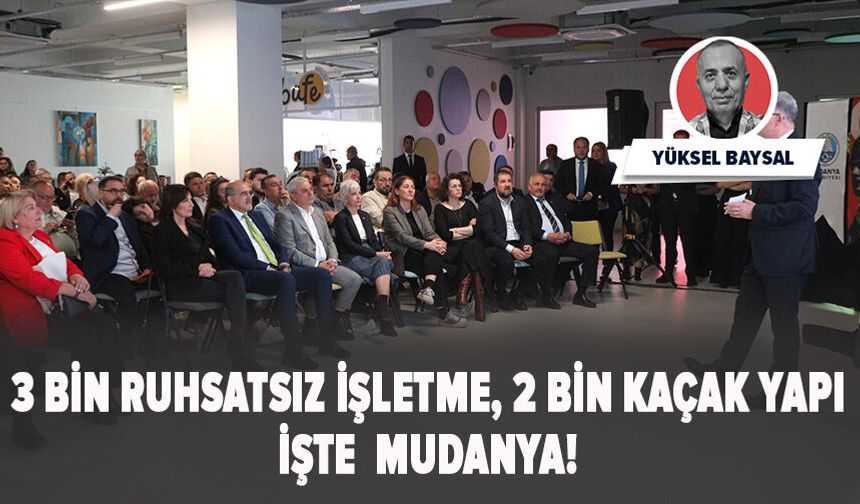 3 bin ruhsatsız işletme, 2 bin kaçak yapı, işte karşınızda Mudanya!