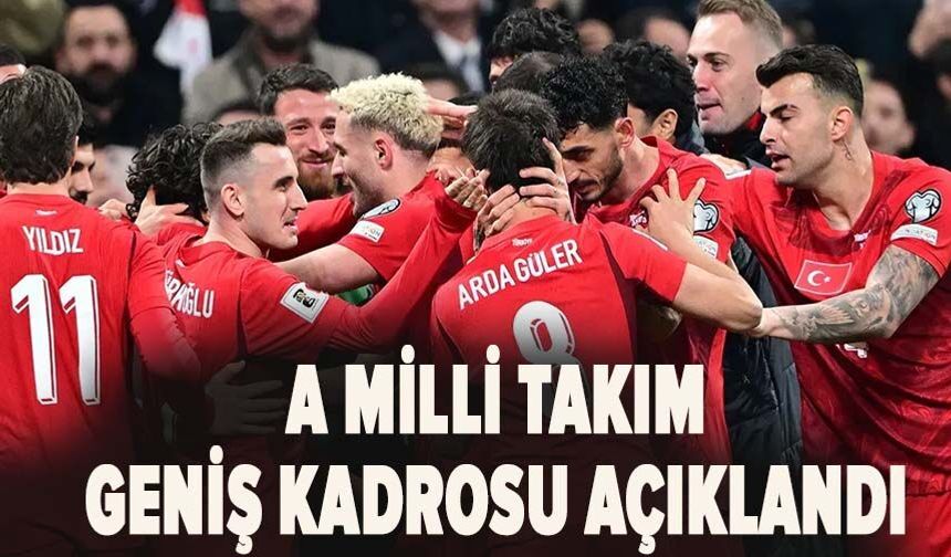 A Milli Erkek Futbol Takımı'nın 2026 FIFA Dünya Kupası kadrosu belli oldu