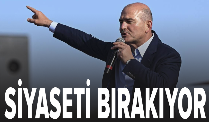 Canlı yayında açıkladı: Süleyman Soylu bırakıyor