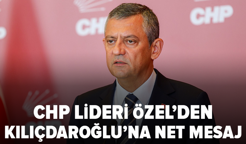 Özgür Özel’den Kılıçdaroğlu ve Mansur Yavaş açıklaması