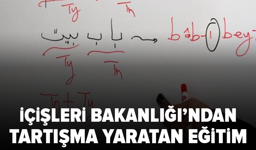İçişleri personeline Osmanlı Türkçesi eğitimi iddiası
