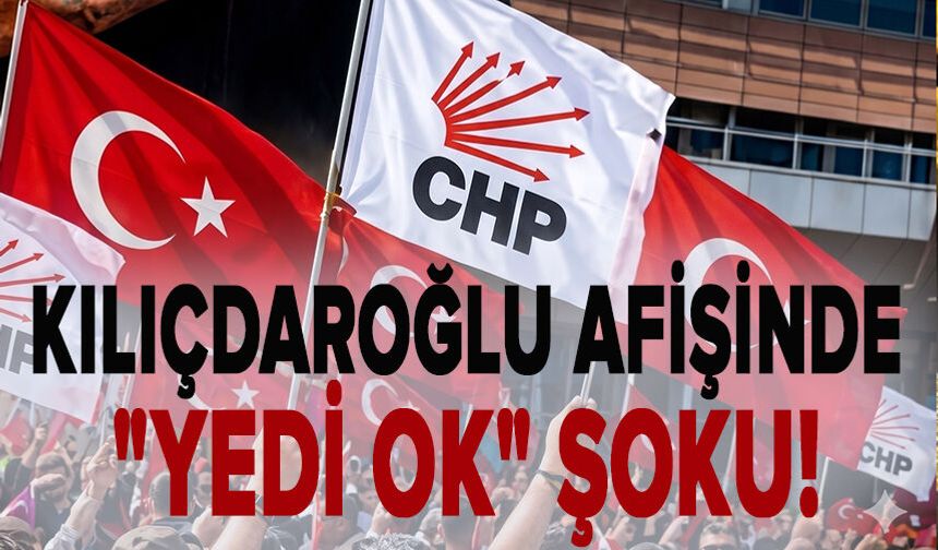 Kılıçdaroğlu Destekçilerinin Afişinde "7 Ok" Detayı Gözden Kaçmadı