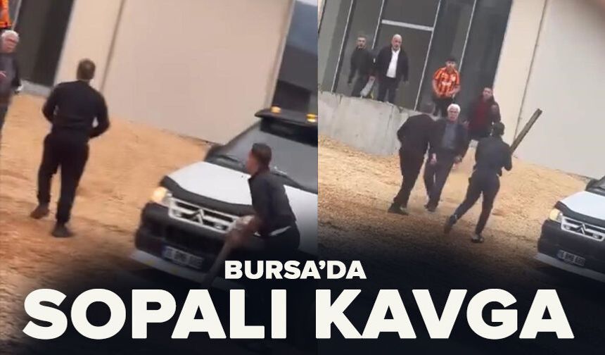 Bursa'da sopalı kavga: Çekici sürücüsü aracı esnafın üzerine sürdü