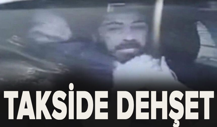 Takside dehşet