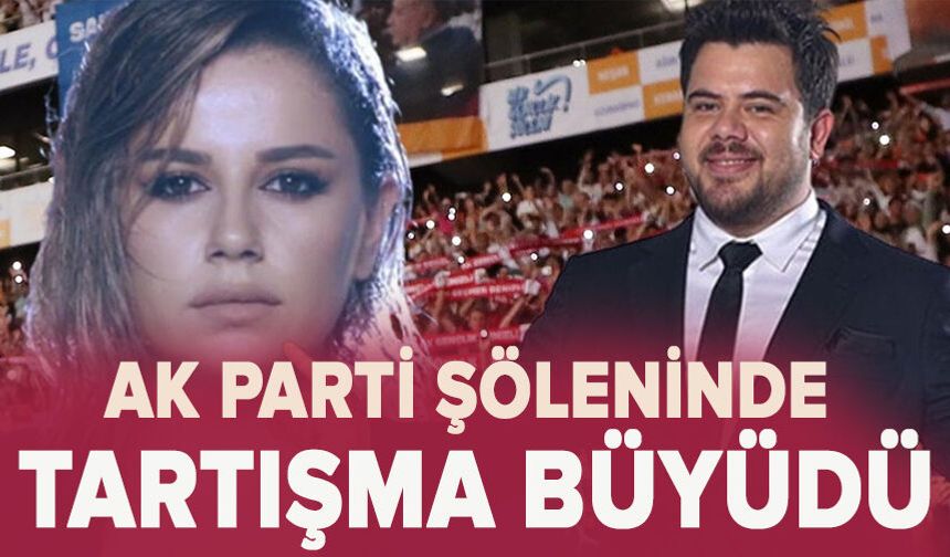 AK Parti şöleninde tartışma büyüdü