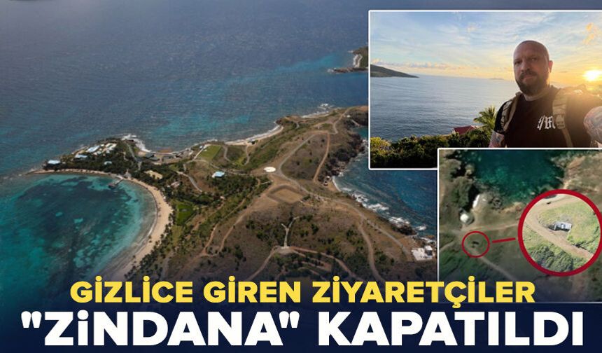 Gizlice giren ziyaretçiler "zindana" kapatıldı