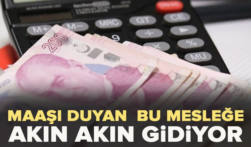 Maaşı duyan bu mesleğe akın akın gidiyor!