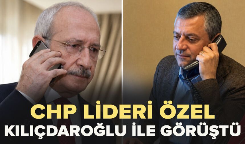 CHP lideri özel  kılıçdaroğlu ile görüştü