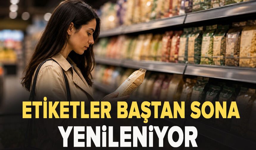Etiketler baştan sona yenileniyor