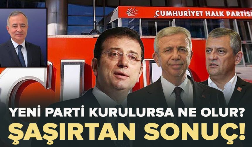Yeni parti kurulursa ne olur? Şaşırtan sonuç