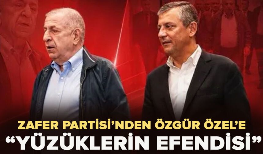 Zafer Partisi’nden Özgür Özel’e “Yüzüklerin Efendisi”