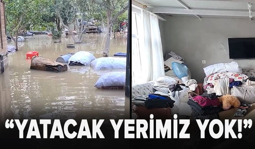 "Yatacak yerimiz yok!"