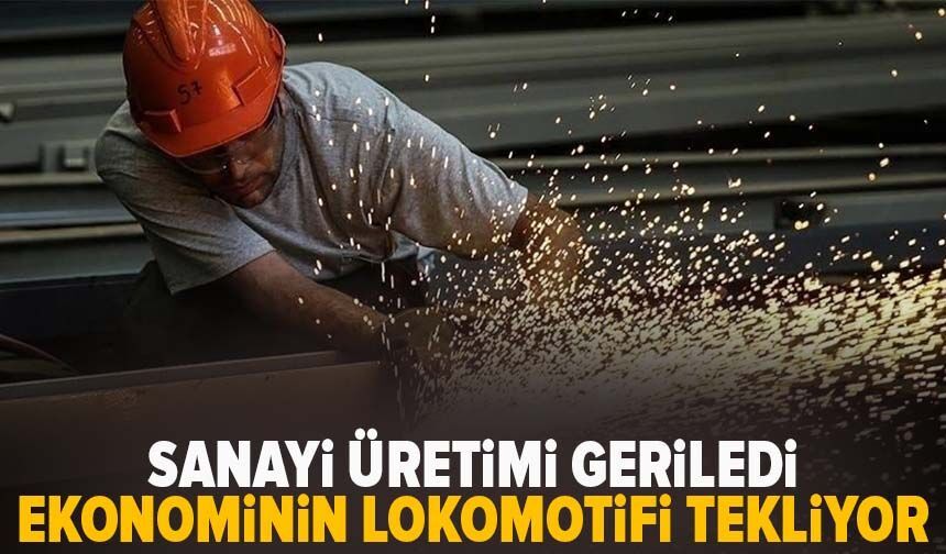 Sanayi üretimi geriledi