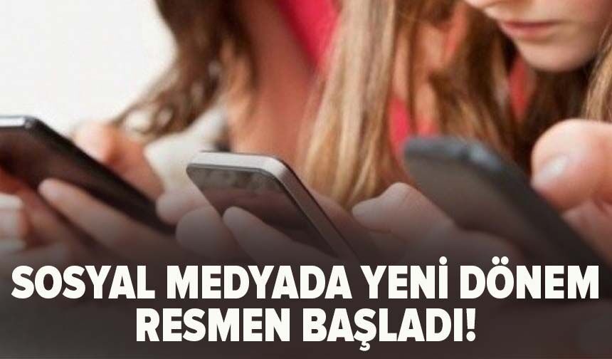 Sosyal medyada yeni dönem resmen başladı!
