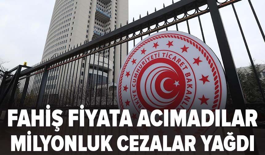 Ticaret Bakanlığı'ndan fahiş fiyat denetimi: 1258 işletmeye ceza