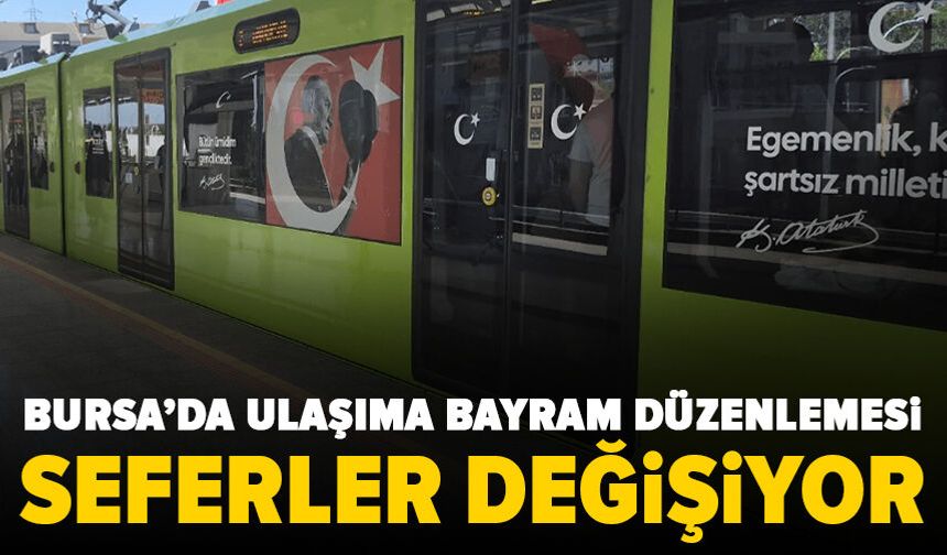 Bursa'da ulaşıma 19 Mayıs düzenlemesi