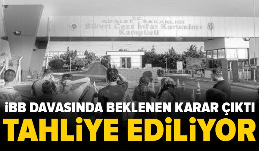 İBB davasında 5 kişiye tahliye kararı çıktı