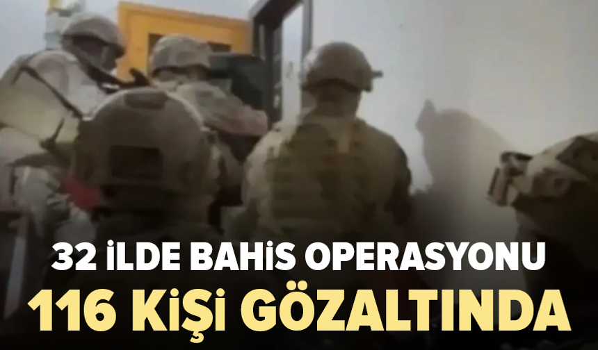 Yasa dışı bahis operasyonunda 40 milyarlık ağ ortaya çıkarıldı