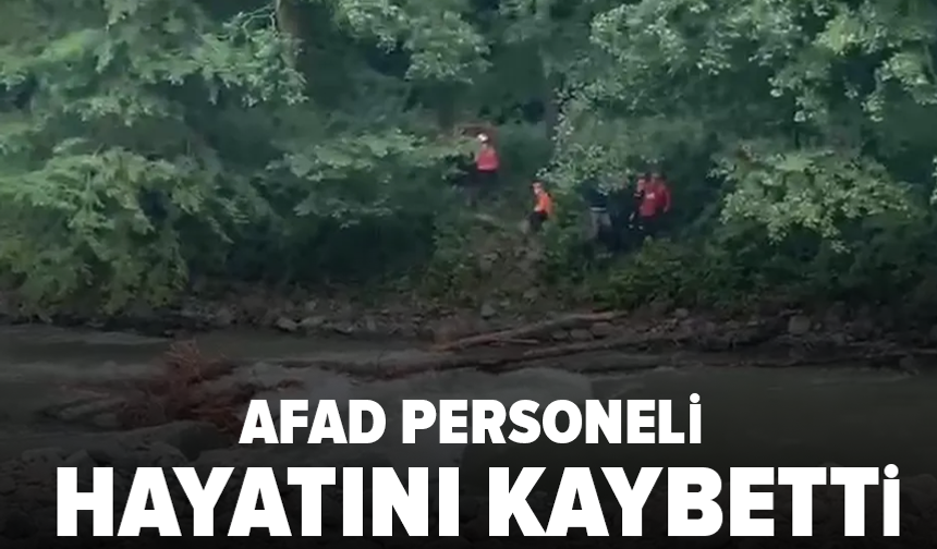 Kayıp kişiyi ararken AFAD ekibi kaza geçirdi