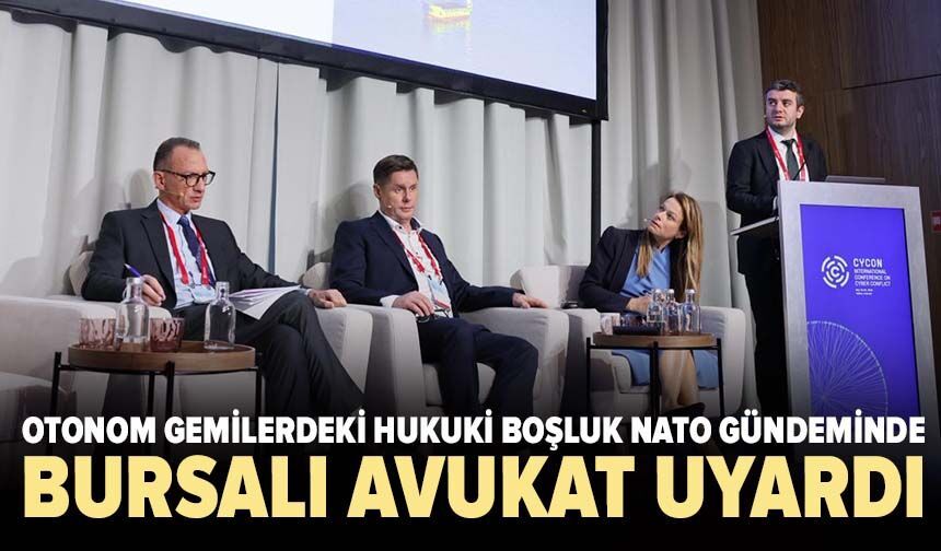 Otonom Gemilerdeki Hukuki Boşluk NATO Gündeminde: Bursalı Avukat Tallinn'de Uyardı