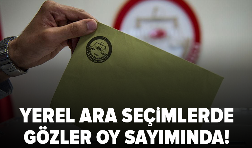 Dört ilde sandıklar kapandı: Oy sayımı başladı