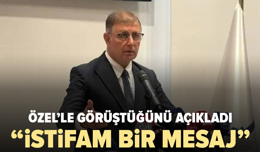 Cemil Tugay istifa kararının gerekçesini açıkladı