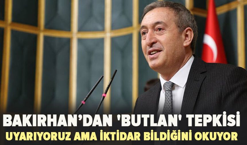 Bakırhan’dan 'butlan' tepkisi: Uyarıyoruz ama iktidar bildiğini okuyor
