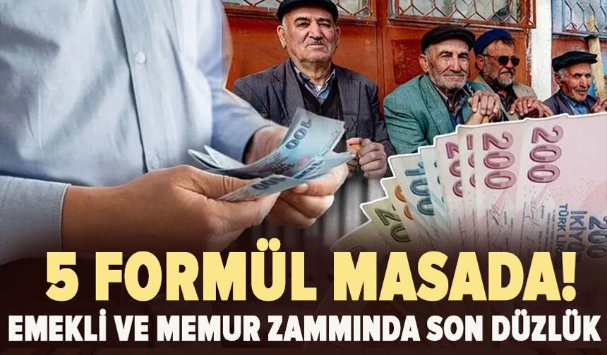 5 Formül Masada!  Emekli ve Memur zammında son düzlük